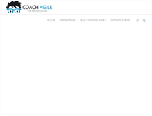 Tablet Screenshot of coach-agile.com